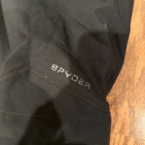 Women’s Spyder Black Snow Pant - Size 10 - Picture 2 of 4